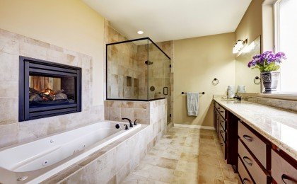 bigstock Master Bathroom In Modern Hous 137465492